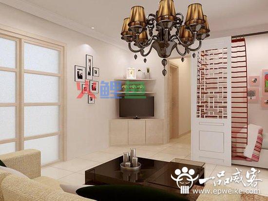 个性电视机背景墙设计方案3