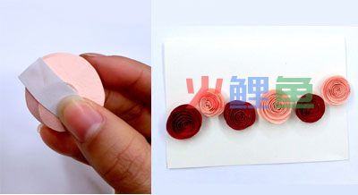 假花真情意—玫瑰花贺卡制作方法