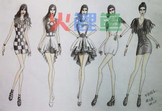 服装设计图手绘方法介绍