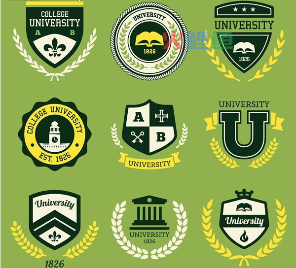 国内学校logo设计分类