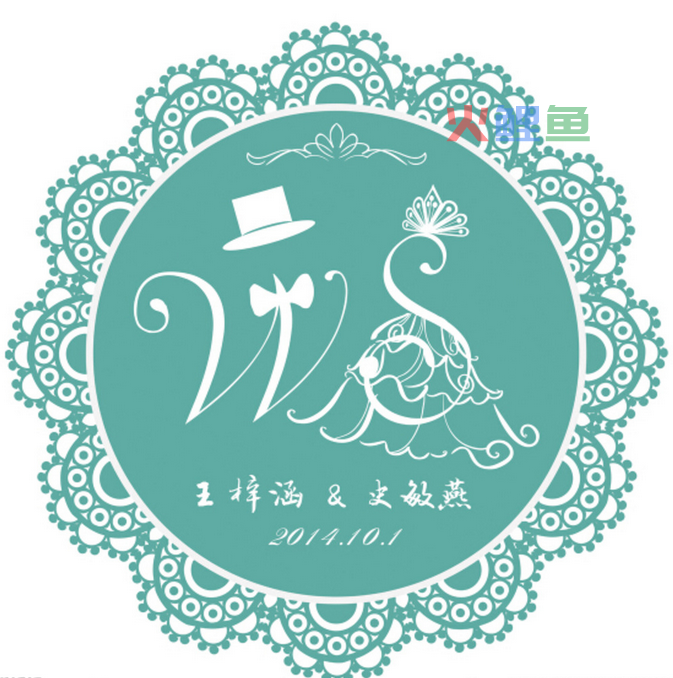 婚礼Logo设计可用元素