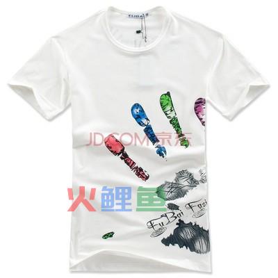 涂鸦手绘印花式的t恤图案设计尽显个性魅力