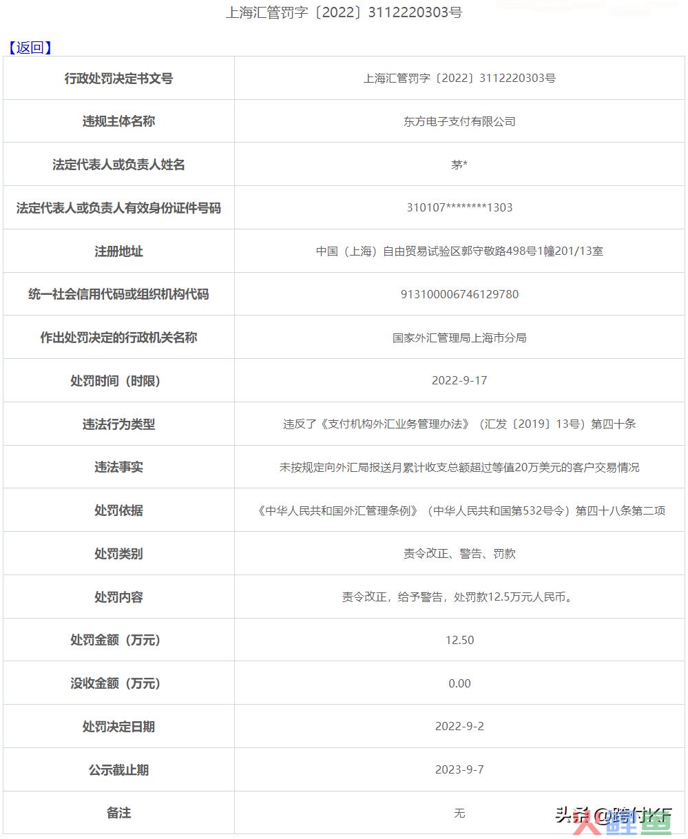 突发！我国这三家支付公司同时被外汇管理局开罚单(跨境支付牌照名单)