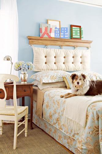 软垫做床头背板