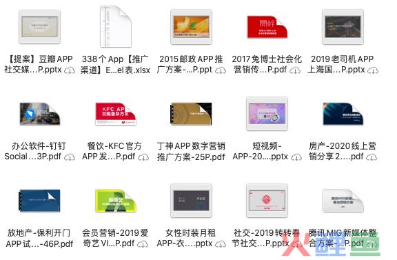 25份App推广方案 + 338个App【推广渠道】表