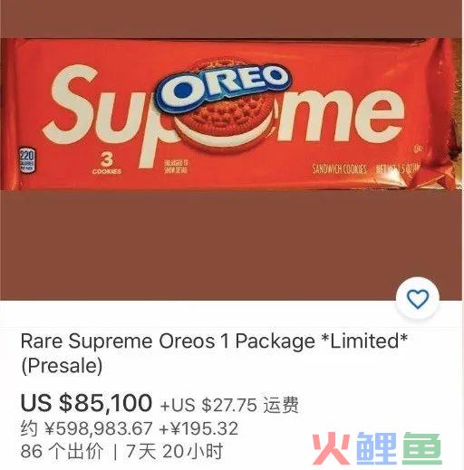 3块饼干8万美元！为什么Supreme一“开光”世界就疯狂？