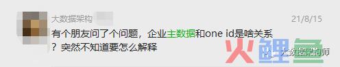 主数据和One ID有什么区别？
