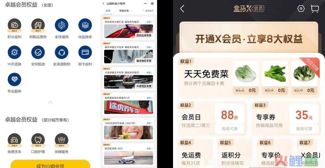 山姆vs盒马：深耕会员营销两开花