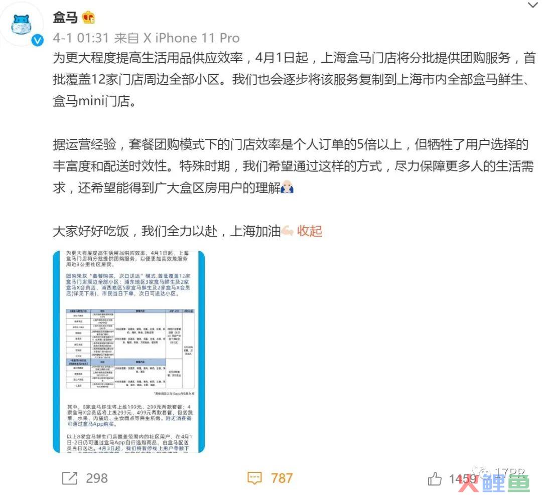 盒马鲜生是如何在上海抗疫中公关正向形象的？