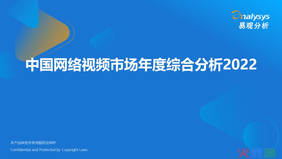 2022年中国网络视频市场年度综合分析