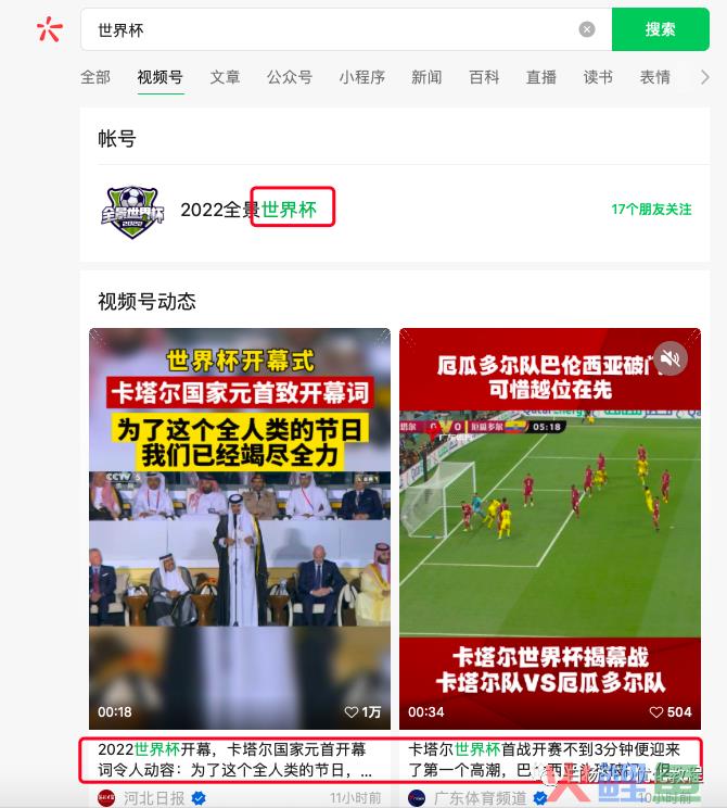 白杨SEO：做个世界杯公众号怎么样？以2022年世界杯搞搜一搜流量举例【干货】