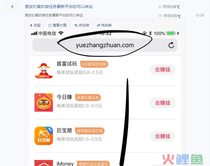 任务平台项目，每天小一百，小白也可以操作