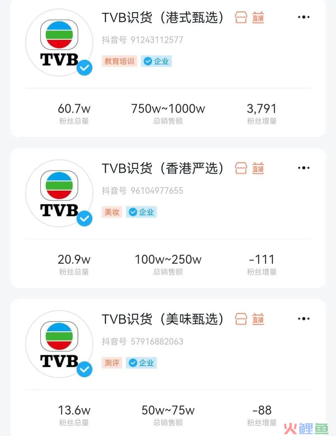 TVB港星的尽头，是直播带货？