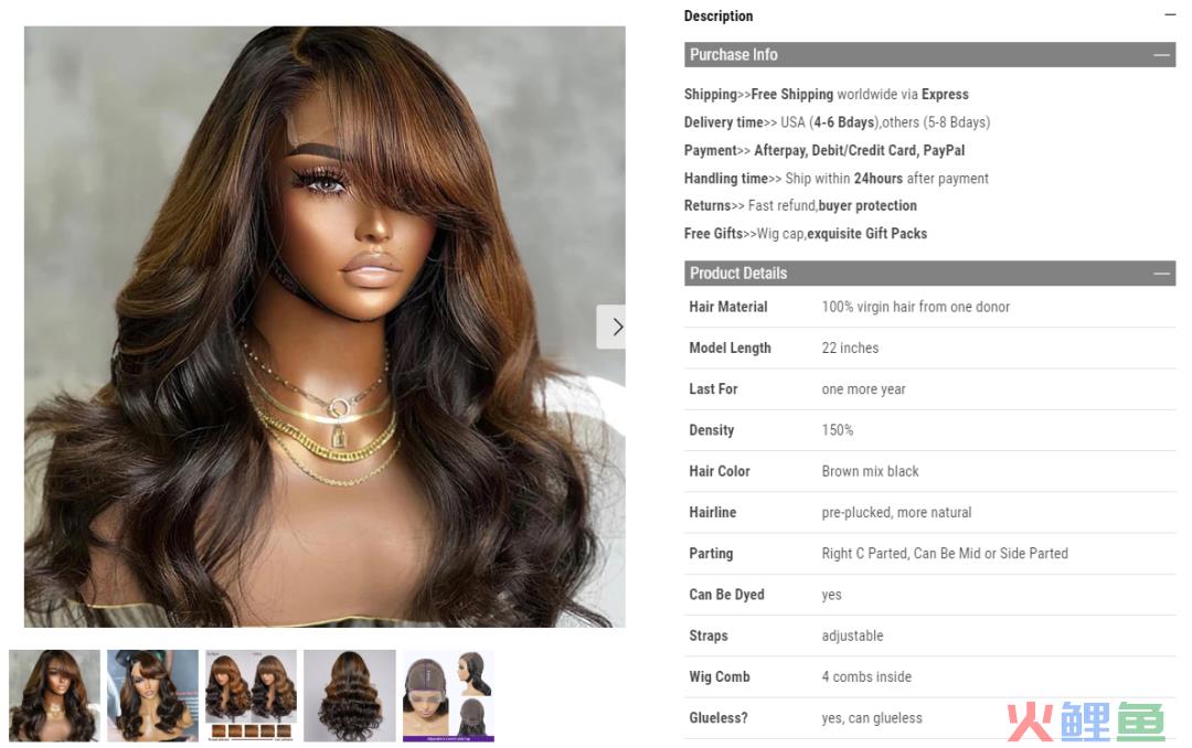 访问量百万，出海美国的顶级假发品牌 Luvmehair 研究！