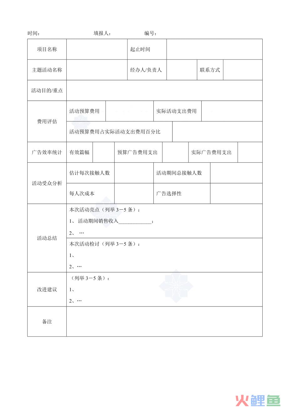 市场活动方案ppt模板_市场活动方案怎么写_汽车4s店市场活动方案