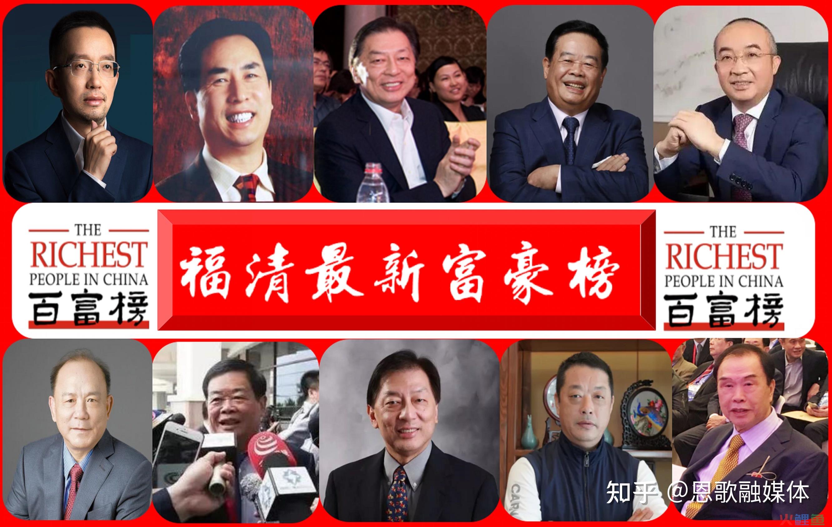 福清市最富有的8位大富豪：坐拥1153亿财富，曹德旺位居“三甲” 