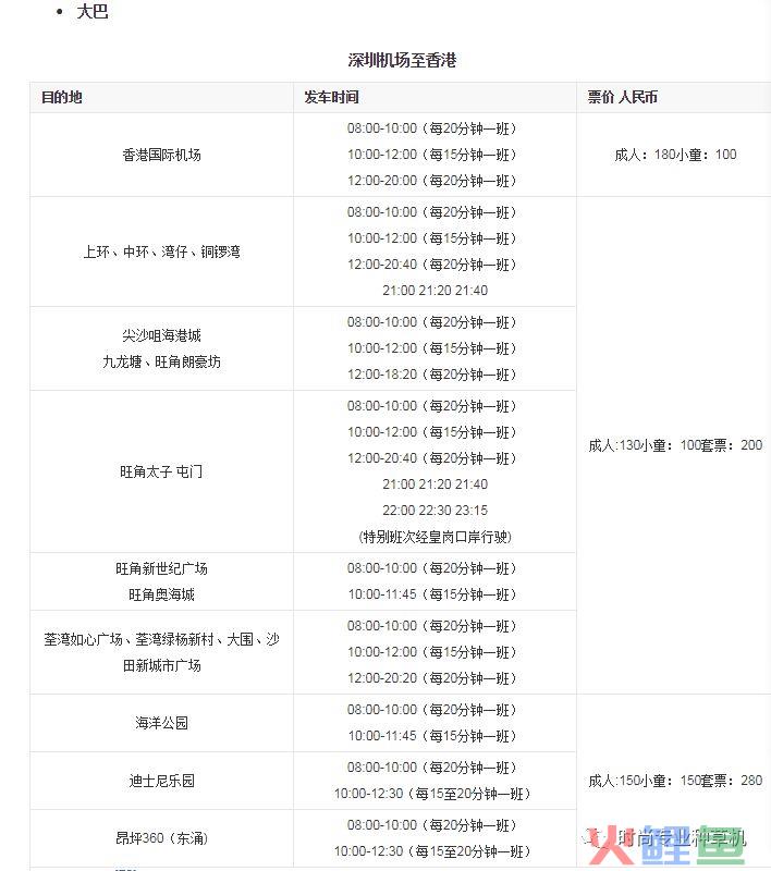【香港旅游攻略】如何从广州深圳两地去香港？(香港到广州 跨境巴士)