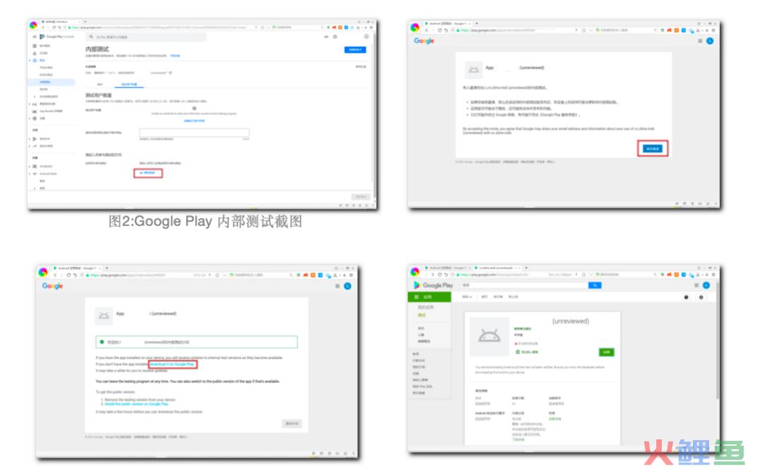 Google Play Console的不同测试版本