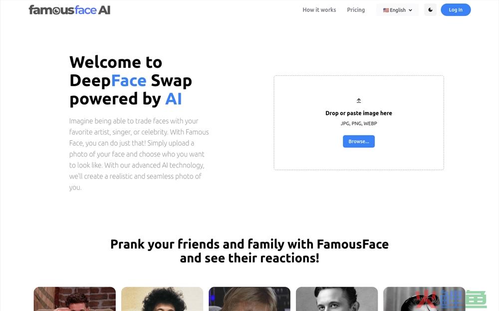 FamousFace免费体验入口地址 AI换脸软件推荐
