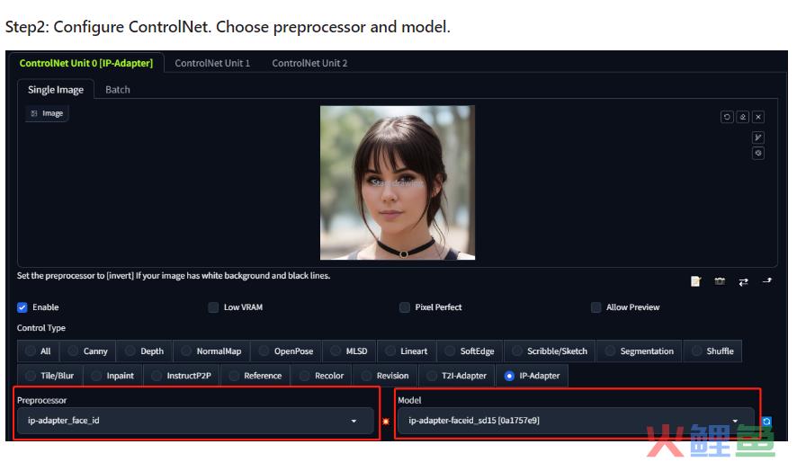 Contorlnet插件支持IPadapter FaceID 模型了 更好地还原人像特征