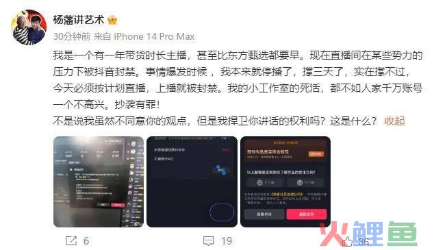 董宇辉与辉同行直播间被指大面积抄袭 “丈母娘”再为自家主播出头