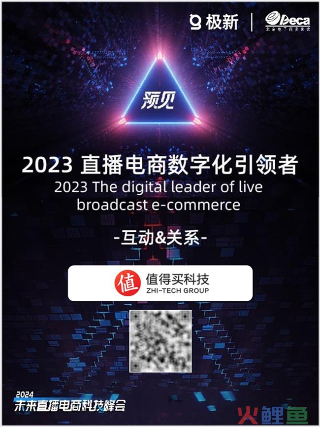 以AIGC赋能业务发展，值得买科技获评“2023直播电商数字化引领者”