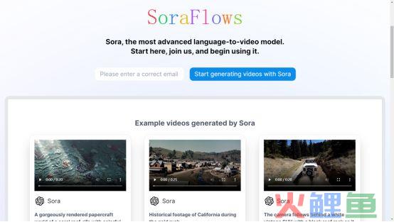 SoraWebui之后，又有开发者开源Sora AI视频生成器工具SoraFlows