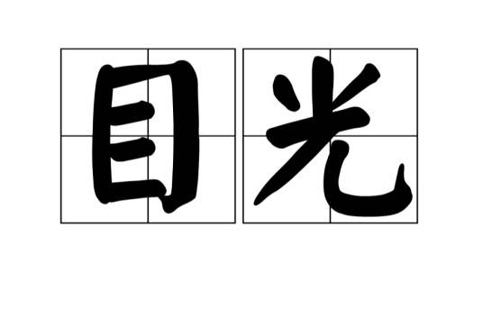 目光